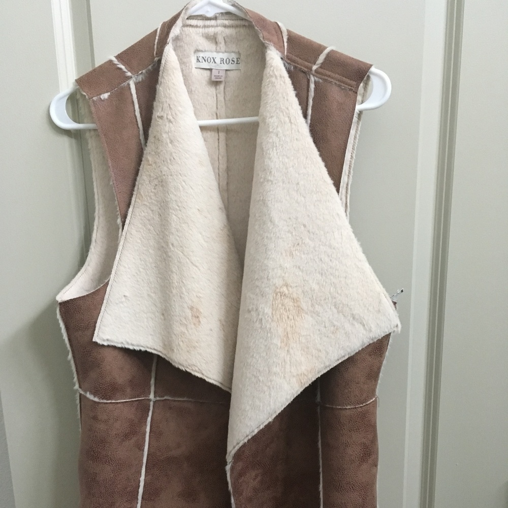 Faux Suede Vest